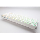 Teclado mecánico Ducky one 3 clásico blanco puro tkl rgb (blanco, diseño estadounidense (qwerty), rojo cereza mx, 80% (tkl), leds rgb, pbt de doble disparo, intercambiable en caliente, mecánica quack)