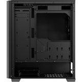 Carcasa de torre midi negra Sharkoon vs9 (negro | 3x USB-A)