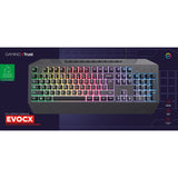 Trust GXT 836 EVOCX RGB teclado para juegos (negro, disposición US (QWERTY), membrana, 100%, RGB)
