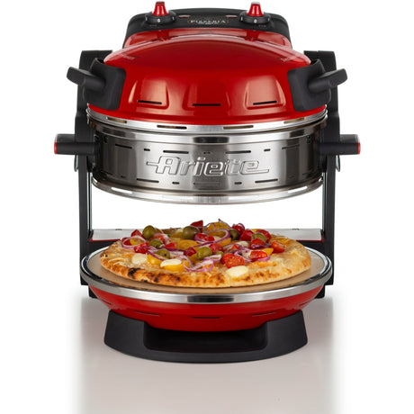 Horno para pizza doble Ariete 0927 00 (rojo)