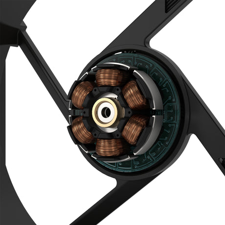 Ventilador Asus proart pf120 - paquete triple de ventiladores para cajas (negro, 3 piezas, 120 x 120 x 28 mm, 3 piezas)