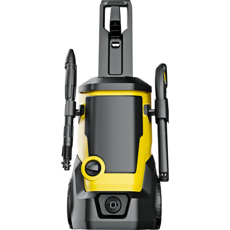Limpiadora de alta presión para el hogar Kärcher k 7 wcm premium (amarillo negro, con limpiador de suciedad, enrollador de manguera y limpiador de superficies)