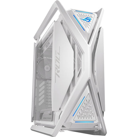Caja de torre grande asus rog hyperion gr701 (blanco | 4x usb-a | 2x usb-c | rgb | vidrio templado)