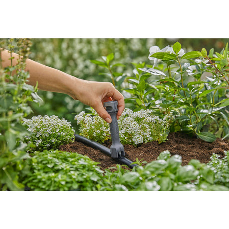 Herramienta de instalación del sistema de microgoteo Gardena (negra)