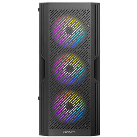 Carcasa torre midi Antec ax20 (negro | 3x USB-A | vidrio templado)