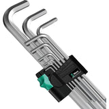 Juego de llaves hexagonales Wera 950 9 hex-plus 4 (cromadas, 9 piezas)