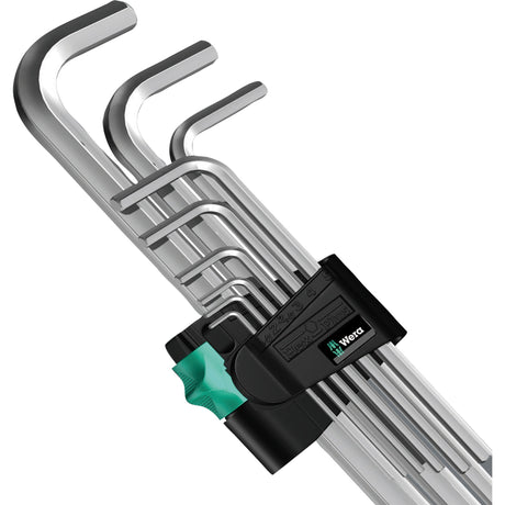 Juego de llaves hexagonales Wera 950 9 hex-plus 4 (cromadas, 9 piezas)