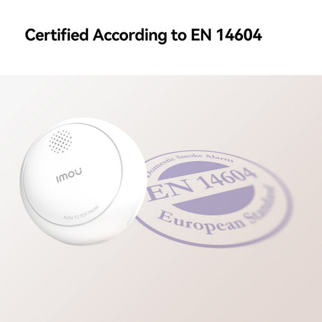Detector de humo inteligente Imou - paquete zsm1 (blanco, 3 piezas + puerta de enlace inteligente zg2s, zigbee)