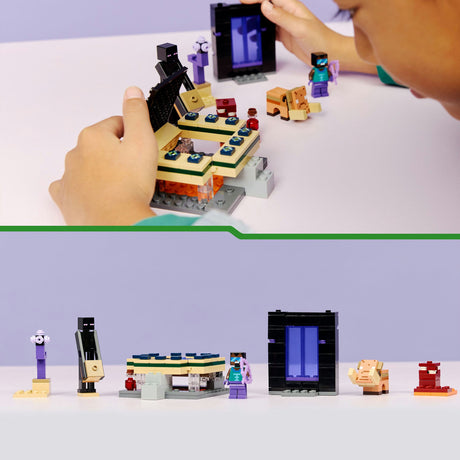Lego minecraft 21584 viaje al abismo y al portal final
