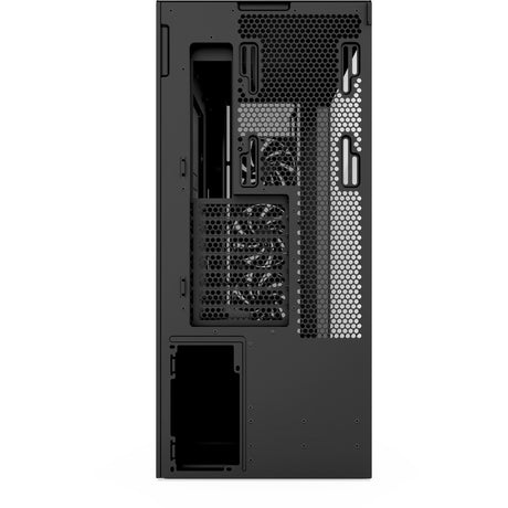 Carcasa midi tower nzxt h7 flow (2024) (negro | 2x USB-A | 1x USB-C | vidrio templado)