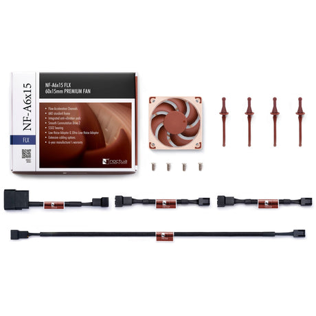 Ventilador de caja Noctua nf-a6x15 flx (60 x 60 x 15 mm)
