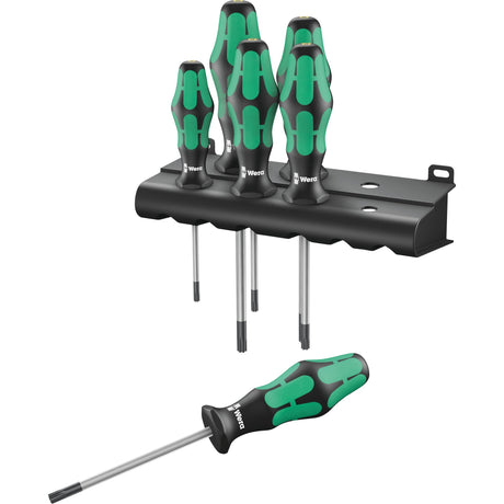 Wera 367 Juego de 6 destornilladores kraftform plus (negro verde, 6 piezas)