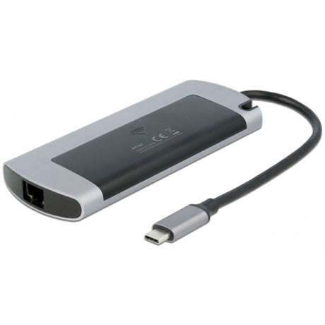 Delock Estación de acoplamiento USB tipo C con ranura m.2 (gris)