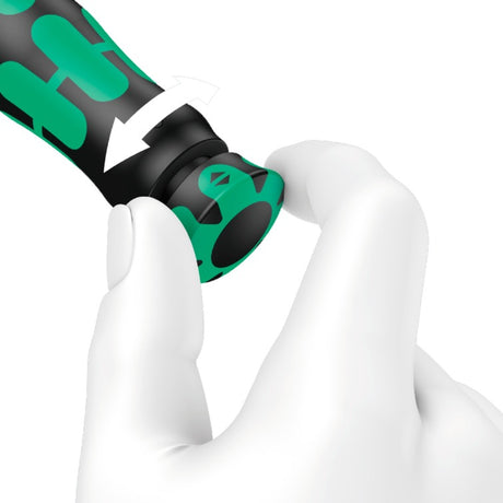 Llave dinamométrica Wera click-torque b 2 con trinquete inversor, 20-100 nm (negro verde)