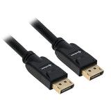 Cable Sharkoon displayport 1.3 (negro, 3 metros, 4k)