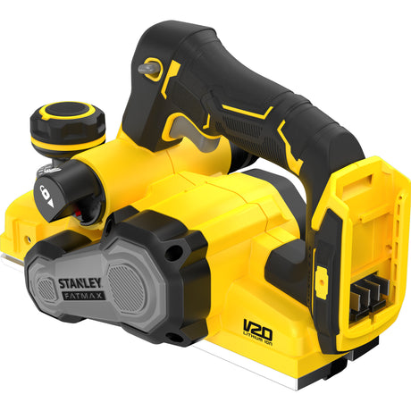 Cepilladora eléctrica sin escobillas Stanley fatmax v20 18v (negro amarillo, batería y cargador no incluidos)