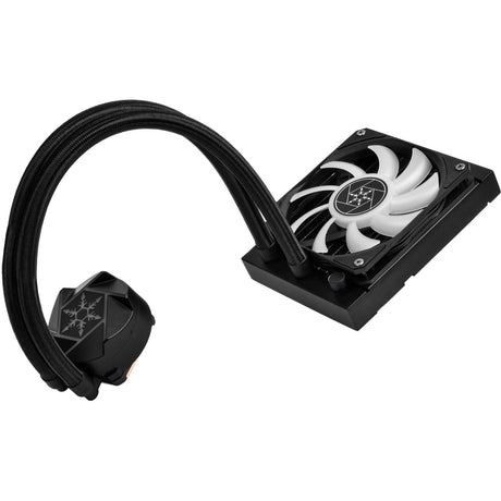 Silverstone vida 120 slim refrigeración por agua (negro)