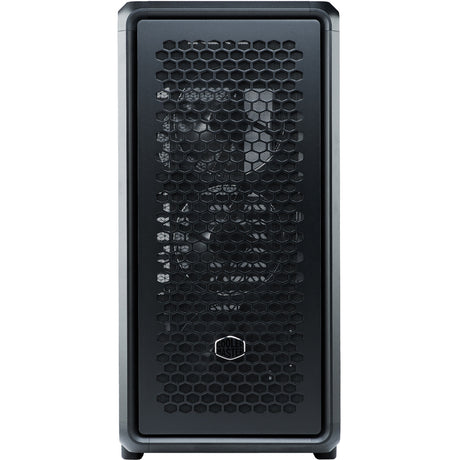 Carcasa de torre midi Cooler master masterframe 600 (negro | 2x USB-A | 1x USB-C | vidrio templado)