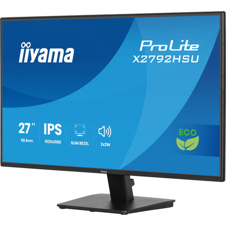 Monitor Iiyama prolite x2792hsu-b1 27 (negro (mate), HDMI, display port, 2x USB-A, USB-B, 120 Hz)