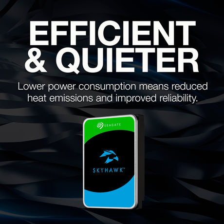 Disco duro Seagate Skyhawk de 2 TB (SATA 6 GB, 3 años de servicios de recuperación de datos de rescate)