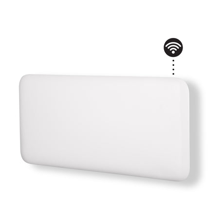 Panel calefactor WiFi Mill Steel pa1500wifi4a, convector de 1500 vatios (blanco, WiFi 2,4 GHz (WiFi 6), Bluetooth 5,2, ZigBee 3,0 + aplicación)