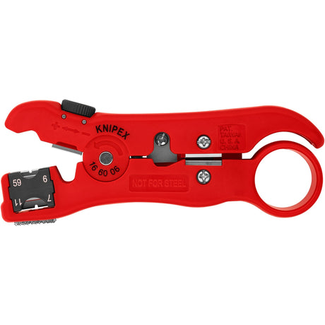Alicate pelador de corte Knipex para cable coaxial y de datos