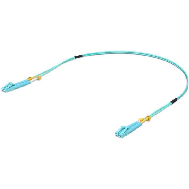 Cable Ubiquiti uisp 10 gbps om3 dúplex lc (turquesa, 0,5 metros)