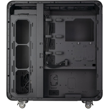 Carcasa de torre grande Silverstone alta t1 (negro | 2x USB-A | 2x USB-C)