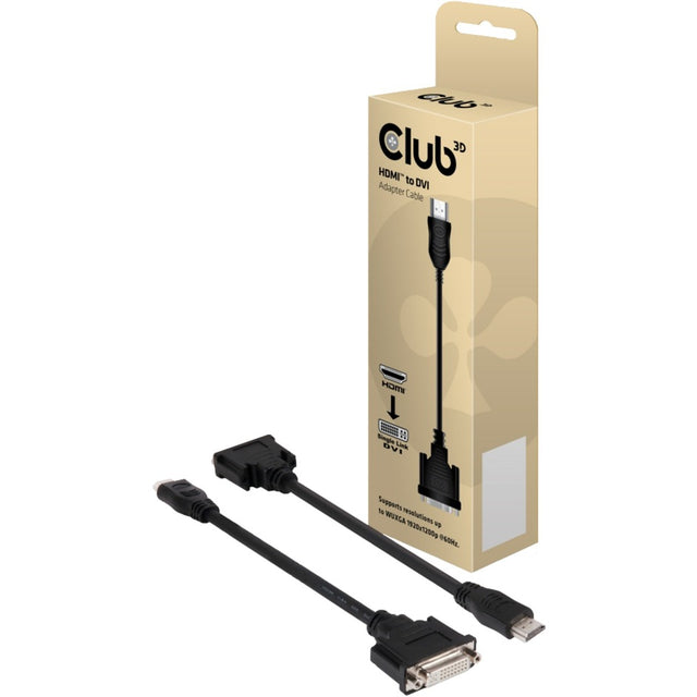 Adaptador Club 3D HDMI > DVI-I (enlace único, minorista)