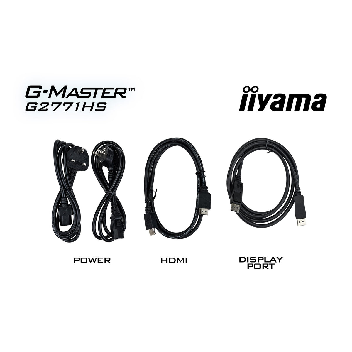 Monitor de juegos Iiyama g-master red eagle g2771hs-b1 27 (negro, 2x HDMI, display port, 240 Hz)
