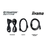 Monitor de juegos Iiyama g-master red eagle g2771hs-b1 27 (negro, 2x HDMI, display port, 240 Hz)