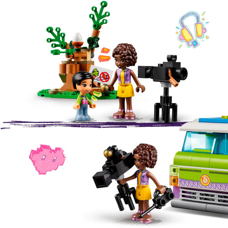Lego friends - furgoneta de noticias, juguete de construcción (41749)