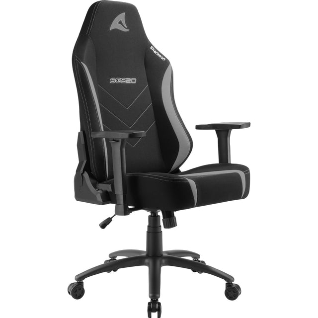 Silla gaming Sharkoon Skiller sgs20 de tela (gris negro)