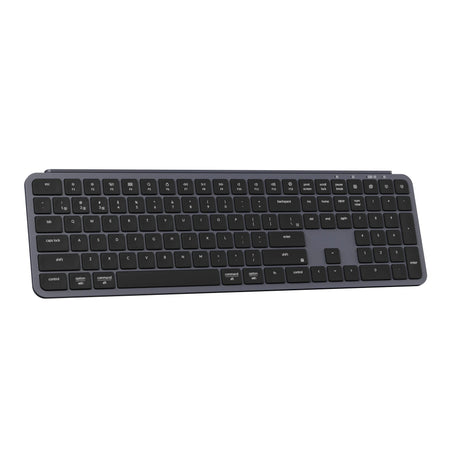 Teclado keychron b6 pro-k1 (negro, disposición estadounidense (qwerty), interruptores de tijera, 100%, abs, 2,4 ghz | bluetooth 5.2 | usb-c)
