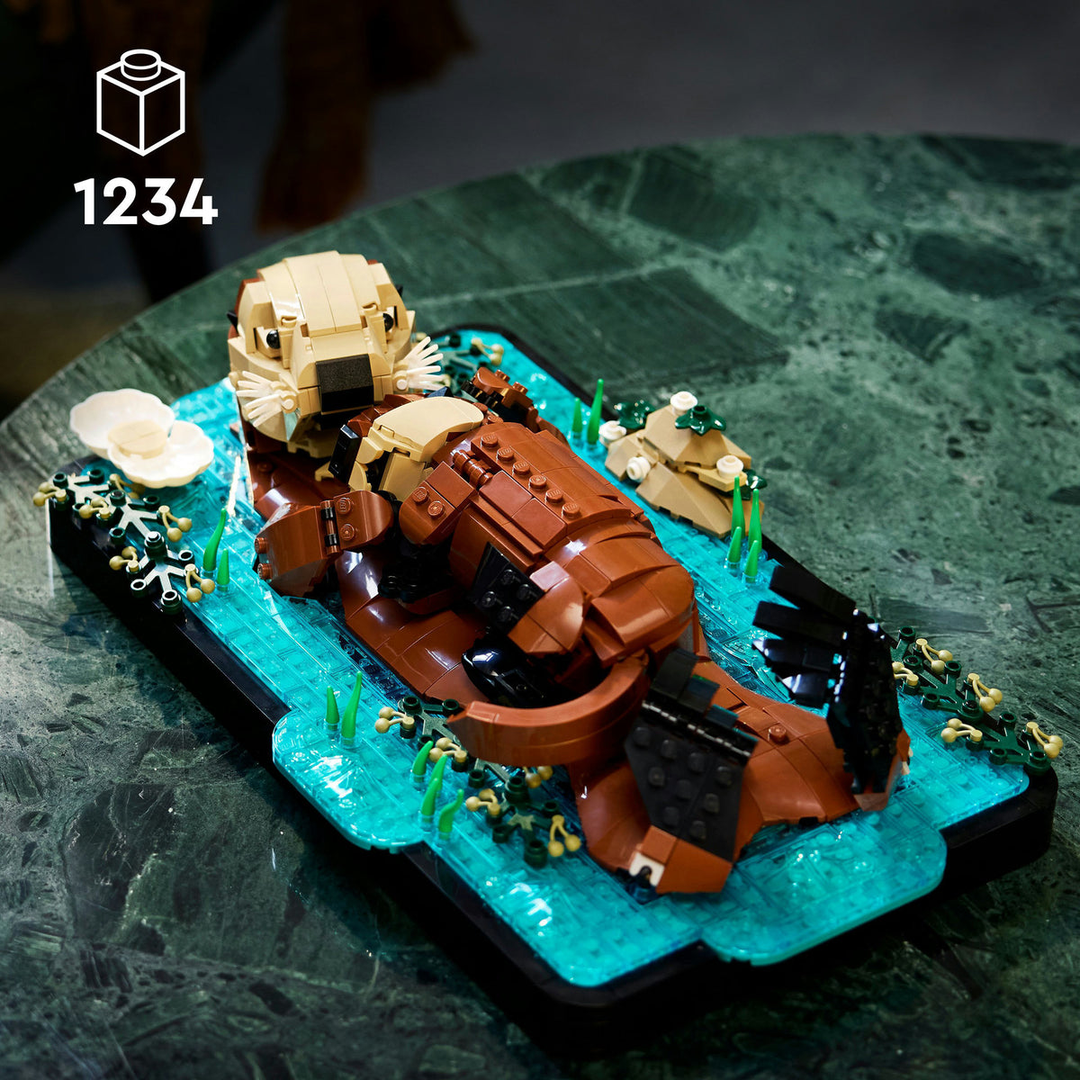 Lego ideas nutrias marinas flotantes - 21366