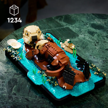Lego ideas nutrias marinas flotantes - 21366