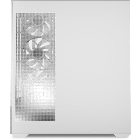 Carcasa de torre midi Sharkoon ak7 argb (blanca | 2x USB-A | 1x USB-C | RGB | vidrio templado)