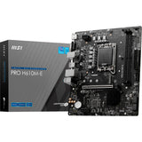 Placa base MSI Pro H610M-E Socket 1700 (GB-LAN, Sonido, µATX)