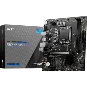 Placa base MSI Pro H610M-E Socket 1700 (GB-LAN, Sonido, µATX)