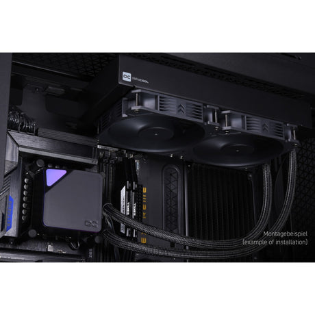 Alphacool core ocean t38 280 refrigeración por agua (negro)