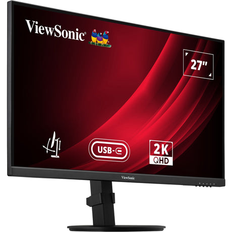 Monitor Viewsonic vg2709-2k-mhdu-2 27 (negro, 1x HDMI, 1x puerto de pantalla, USB-C, USB-A, USB-B, 100hz)