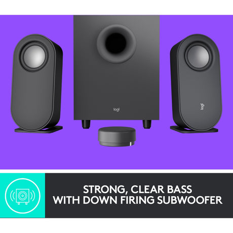 Altavoz bluetooth para PC Logitech z407 (negro, bluetooth)