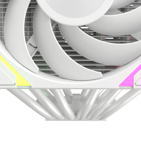 Enfriador de CPU Xyz PC Gear Thermax 6 Duo RGB (blanco, Arbb, Pwm)