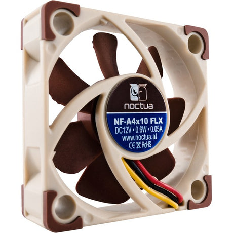 Noctua nf-a4x10 flx ventilador para caja (marrón, 40 x 40 x 10 mm)