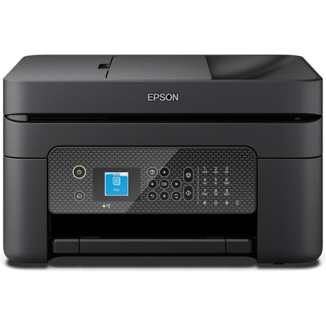 Impresora de inyección de tinta todo en uno Epson Workforce wf-2930dwf con función de fax (negro, escaneo, copia, fax, Wi-Fi)