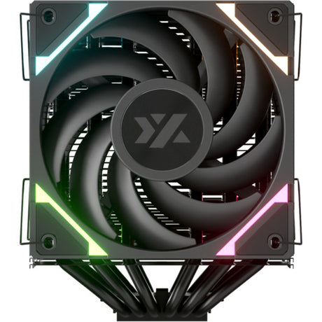 Enfriador de CPU Xyz PC Gear Thermax 6 Duo RGB (negro, ARGB, PWM)