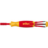 Destornillador Wiha con cargador de puntas (ph, sl) eléctrico (rojo amarillo, 7 piezas)