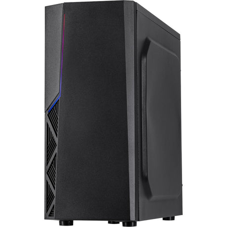 Carcasa midi tower inter-tech b-02 rgb (negro | 3x usb-a | rgb | ventana)