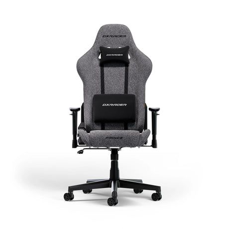 Silla gaming Dxracer prince l de tela gris (gris)