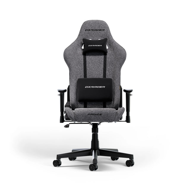Silla gaming Dxracer prince l de tela gris (gris)